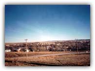 Pine Ridge Resvervation in South Dakota. This Sioux Reservation was one of the first targeted by the Dawes Act.