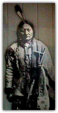 Sitting Bull, a Lakota Chief killed by the Indian Police on the Standing Rock Reservation