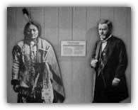 Sitting Bull and President Grant two enemies whose cultures clashed resulting in the downfall of the Lakota's nomadic way of life.