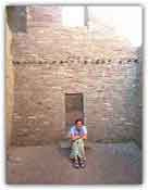 One of the many doors of Pueblo Bonito