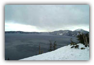 Crater Lake where Coyote cried his tears