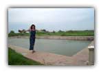 The Branch Davidians constructed a compound right where Stephanie is standing